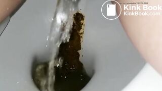 Another ex frontview toilet poop 10