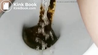 Another ex frontview toilet poop 10