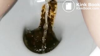 Another ex frontview toilet poop 10
