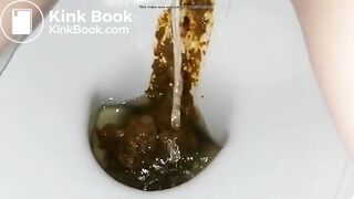 Another ex frontview toilet poop 10