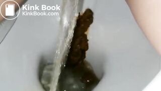 Another ex frontview toilet poop 10
