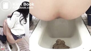Cute Japanese girl little dump