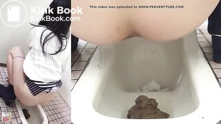 Cute Japanese girl little dump