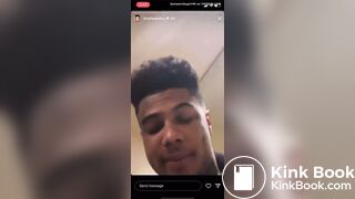 Chrisean on the toilet