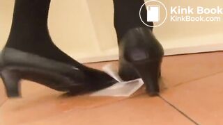 Desperate Cashier has pooping accident