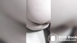 korean girl take a shit her room