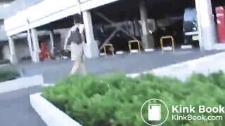 Japanese Girl desperate to poop on public