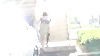 Japanese Girl desperate to poop on public