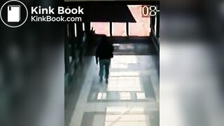 Shitty pants on CCTV