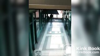 Shitty pants on CCTV