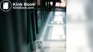 Shitty pants on CCTV