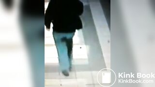 Shitty pants on CCTV