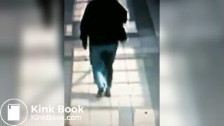 Shitty pants on CCTV