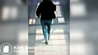 Shitty pants on CCTV