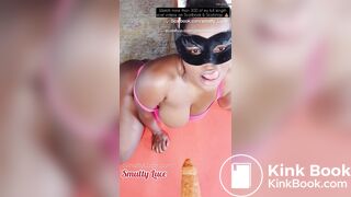 Shitty Anal Masturbation - Big ass Ebony - video 3