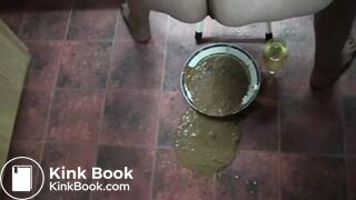 Runny shit on a plate