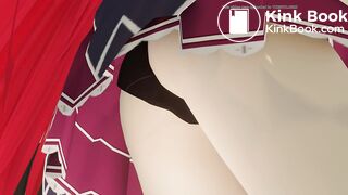 Anime Girl panty poop