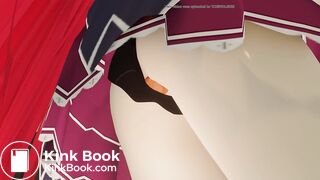 Anime Girl panty poop