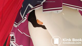 Anime Girl panty poop