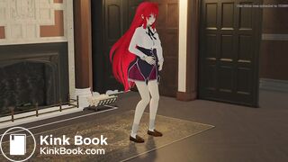 Anime Girl panty poop