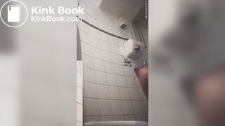 Constipated Milf Digs Out Shit