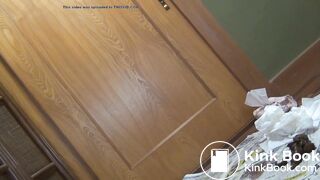 Pretty Japanese girl poops like a dog