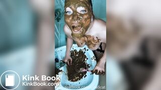 Scat Lina - Cleaning the shitty sink 'FREEBIE'