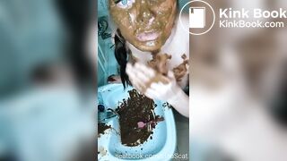 Scat Lina - Cleaning the shitty sink 'FREEBIE'