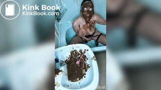 Scat Lina - Cleaning the shitty sink 'FREEBIE'