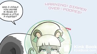 Serena Skunkd diaper mess motion comit