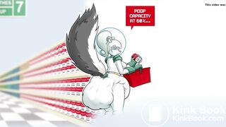 Serena Skunkd diaper mess motion comit