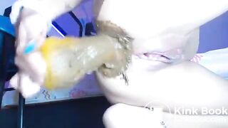 Shanty_69 Covers dildo in SHIT