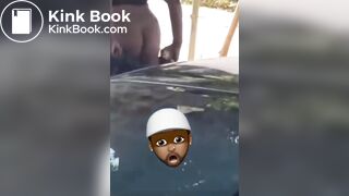 Woman uses her projectile shit as a weapon