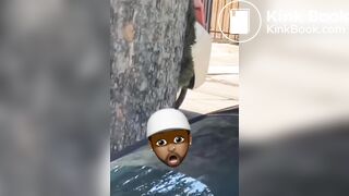 Woman uses her projectile shit as a weapon