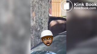 Woman uses her projectile shit as a weapon