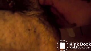 she licks his dirty arse