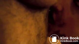 she licks his dirty arse