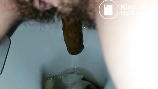 Another ex frontview toilet poop 8