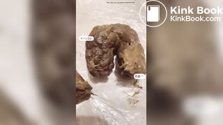 Chinese beautiful big poop