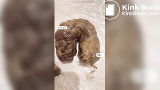 Chinese beautiful big poop