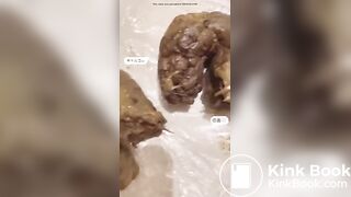 Chinese beautiful big poop