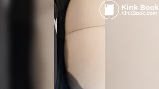 girl poops panties in front his man