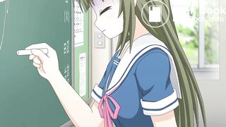 Girl poop in panties school uniform