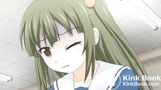 Girl poop in panties school uniform