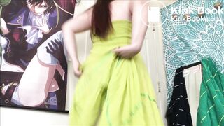 Panty poop in dress