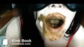 Girl eats her shit - p2