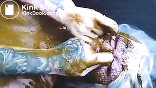 Scat girl scat smear