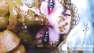 Scat girl scat smear