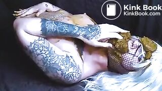 Scat girl scat smear