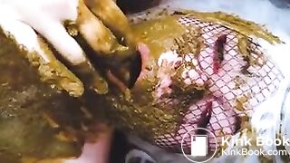 Scat girl scat smear